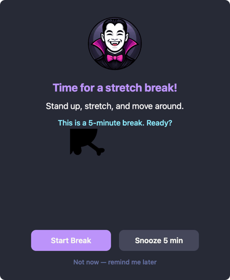 Stretch Break Prompt